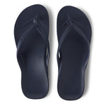 Archies High Arch Thongs - Navy